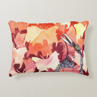 The raven is staring the butterflies decorative cushion