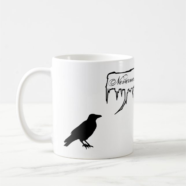 The Raven Nevermore Mug (Left)