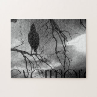 The Raven - Nevermore Sunbeams Tree Jigsaw Puzzle