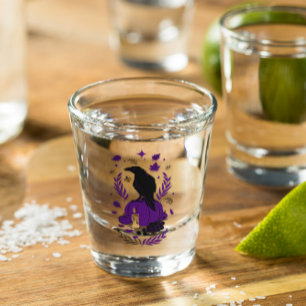 The Raven of Autumn – Gothic Harvest Shot Glass