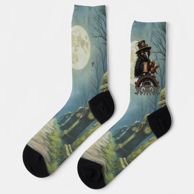 The raven powered by Coffee Socks (Left)