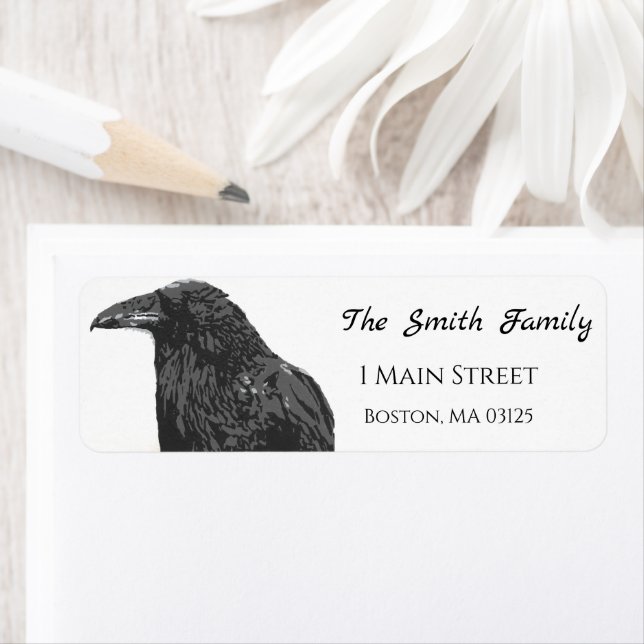 The Raven Return Address Labels (Insitu)