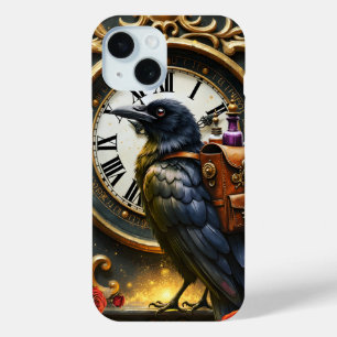 The Raven’s Clockwork Delivery iPhone 15 Case