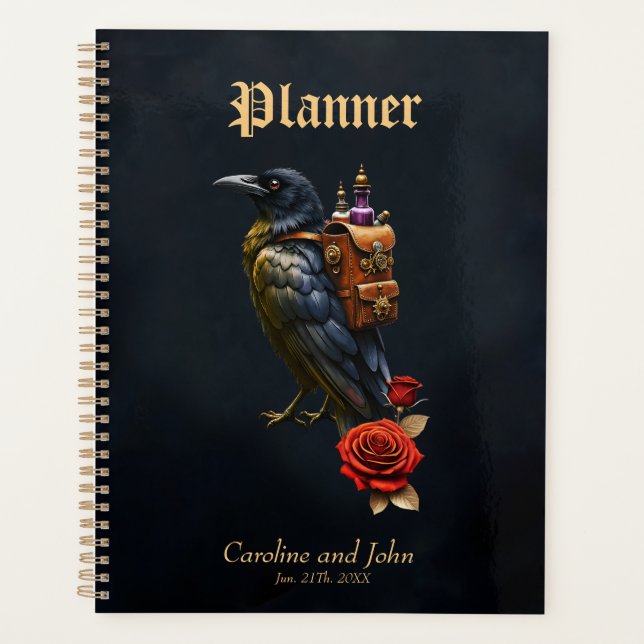 The Raven’s Clockwork Delivery  Planner (Front)