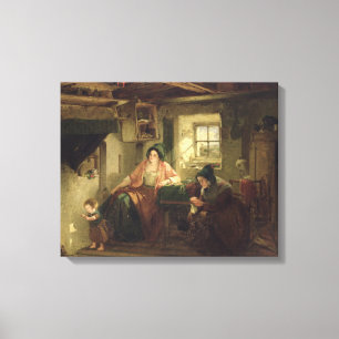 The Ray of Sunlight, 1857 Canvas Print