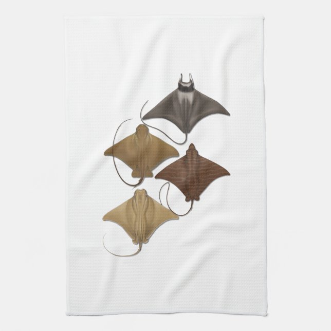 THE RAYS WAYS TEA TOWEL (Vertical)