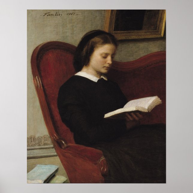 The Reader, 1861 Poster (Front)
