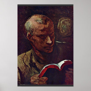 The Reader By Daumier Honoré Poster