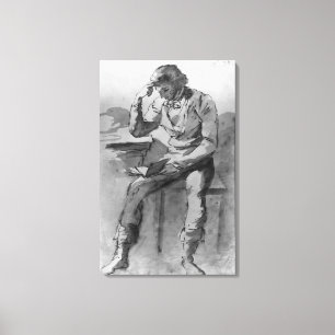 The Reader Canvas Print