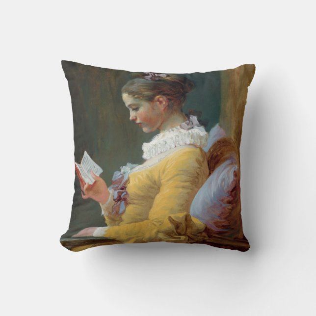 The Reader, Fragonard Cushion (Front)