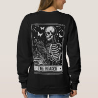 The Reader Skeleton Reading Booklover Halloween