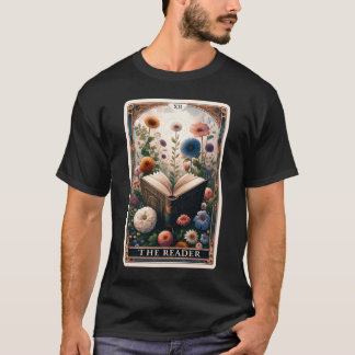 The Reader Tarot Card Bookish Librarian T-Shirt