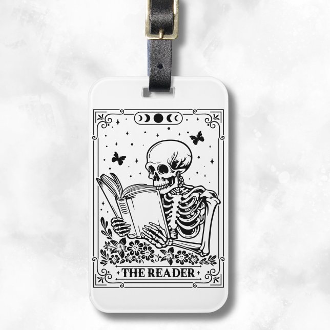 The Reader Tarot Card Luggage Tag (Creator Uploaded)