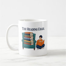 The Reading Chair Funny Book Lover Coffee Mug
