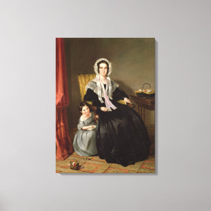 The Reading Lesson Canvas Print