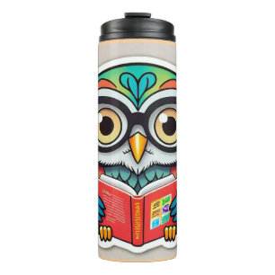 "The Reading Owl" Thermal Tumbler
