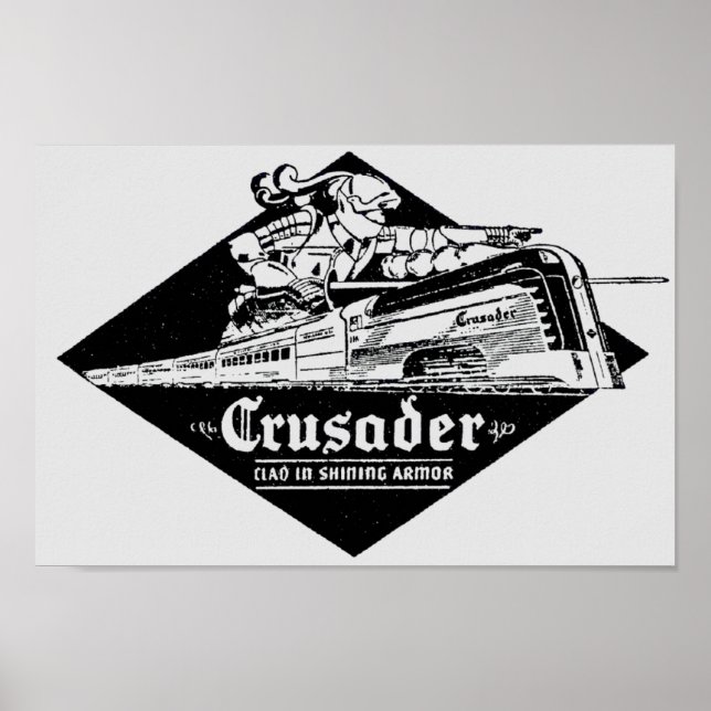 The Reading Railroad Crusader Streamliner Poster (Front)