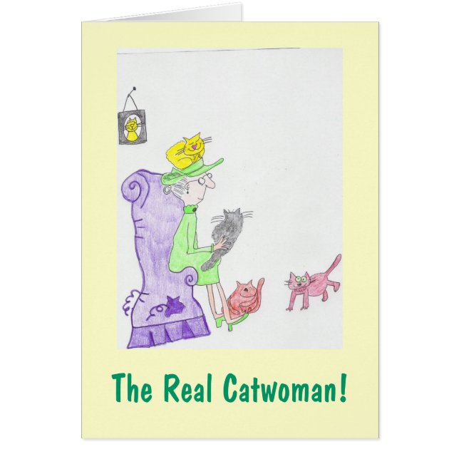 The real catwoman card! (Front)