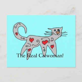 the real catwoman postcards