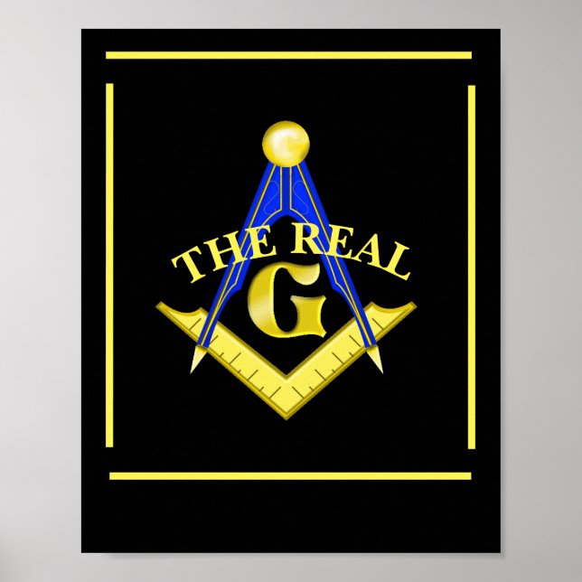 The Real G Masonic Poster (Front)