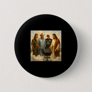 The Real Gang Meet Up In Heaven Phil Funny Meme Bb 6 Cm Round Badge
