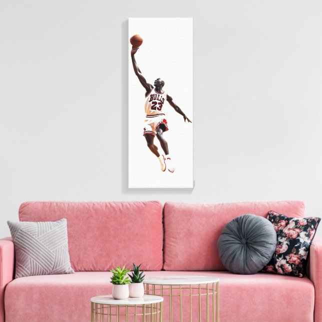 The Real GOAT Canvas Print (Insitu(LivingRoom))