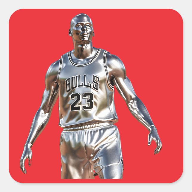 The Real GOAT Square Sticker (Front)