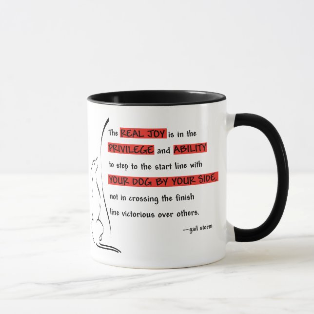 The Real Joy of Agility Mug (Right)