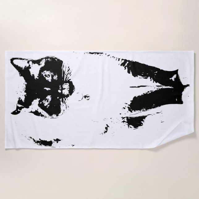 The Real Lifeguard Beach Towel (Front)