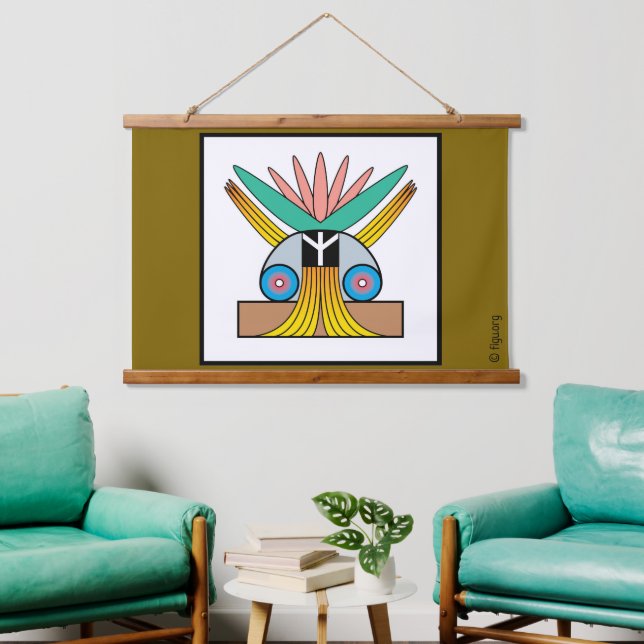 The real peace symbol hanging tapestry (Living Room)