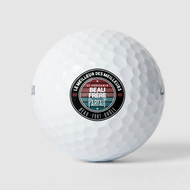 The real, perfect brother golf balls (Front)