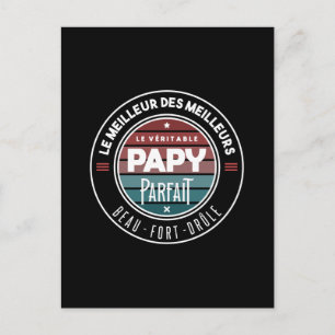 The real perfect papy postcard