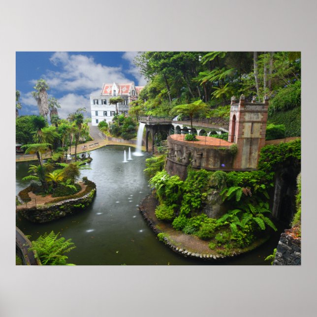The Real Portugal- Madeira Botanical Gardens Poster (Front)