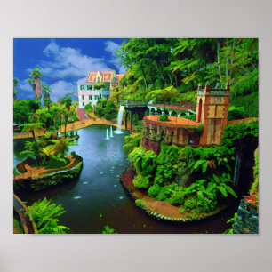 The Real Portugal- Madeira Botanical Gardens Poster
