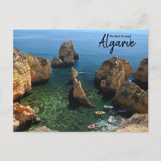 The Real Portugal-Ponta da Piedade, Algarve Postcard (Front)