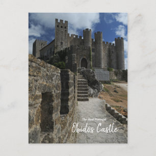 The Real Portugal- The Dark Castle of Obidos Postcard