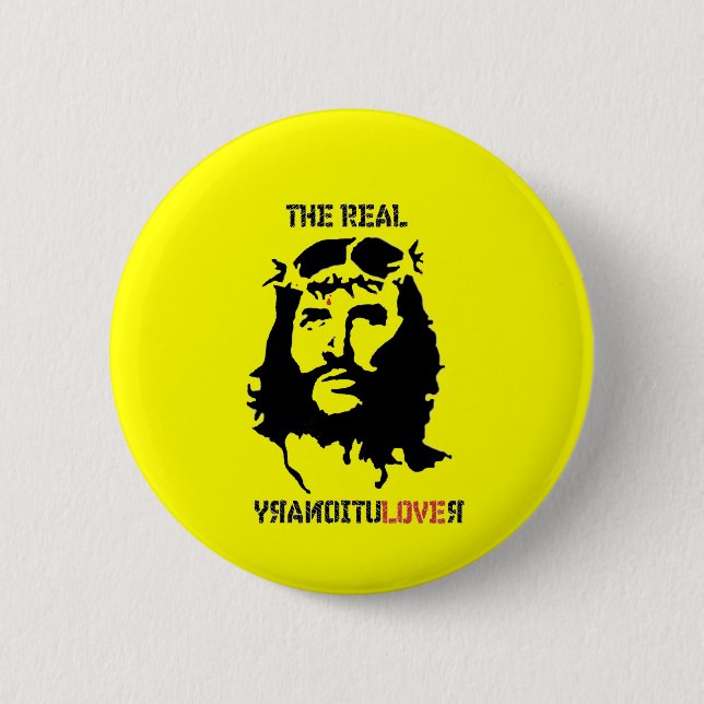 The Real Revolutionary 6 Cm Round Badge (Front)