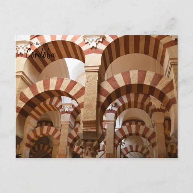 The Real Spain Cordoba Postcard (Front)