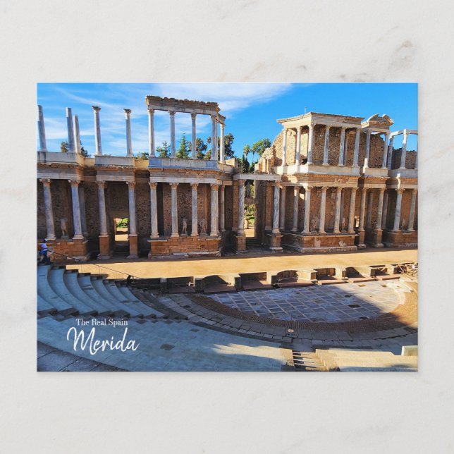 The Real Spain Merida Postcard (Front)