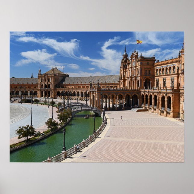 The Real Spain- Plaza de Sevilla- Seville Poster (Front)