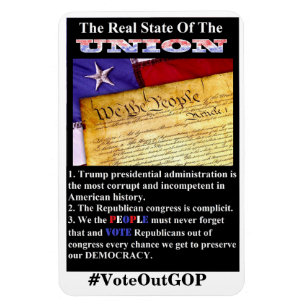 The Real State Of The UNION Magnet