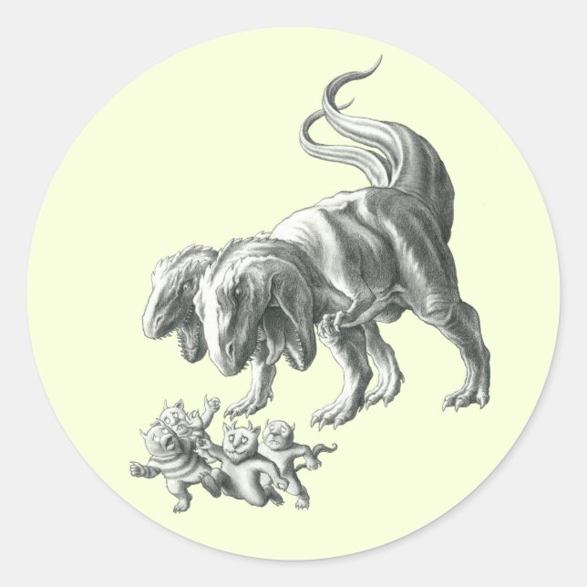 The real wild things classic round sticker (Front)