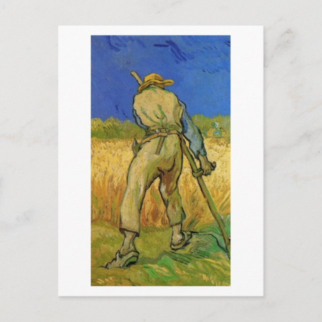 The Reaper (after Millet), Van Gogh Fine Art Postcard (Front)
