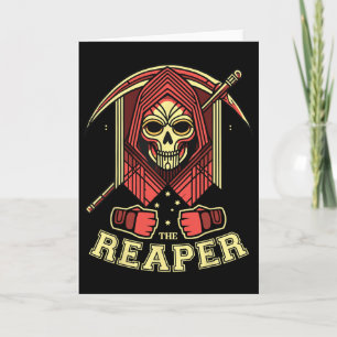 The Reaper Mma Bjj Kickboxing Boxing Cage Fighter Card