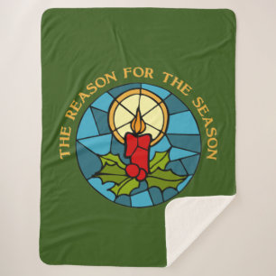 The Reason for the Season 3 Sherpa Blanket