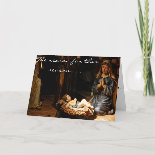 The Reason for the Season Holiday Card (Front)