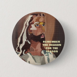 THE REASON FOR THE SEASON, JESUS button