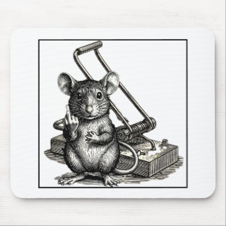 THE REBELLIOUS RODENT MOUSE PAD