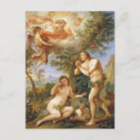 The Rebuke of Adam and Eve Biblical Religious Art