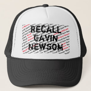 The Recall Newsom Trucker Hat 2
